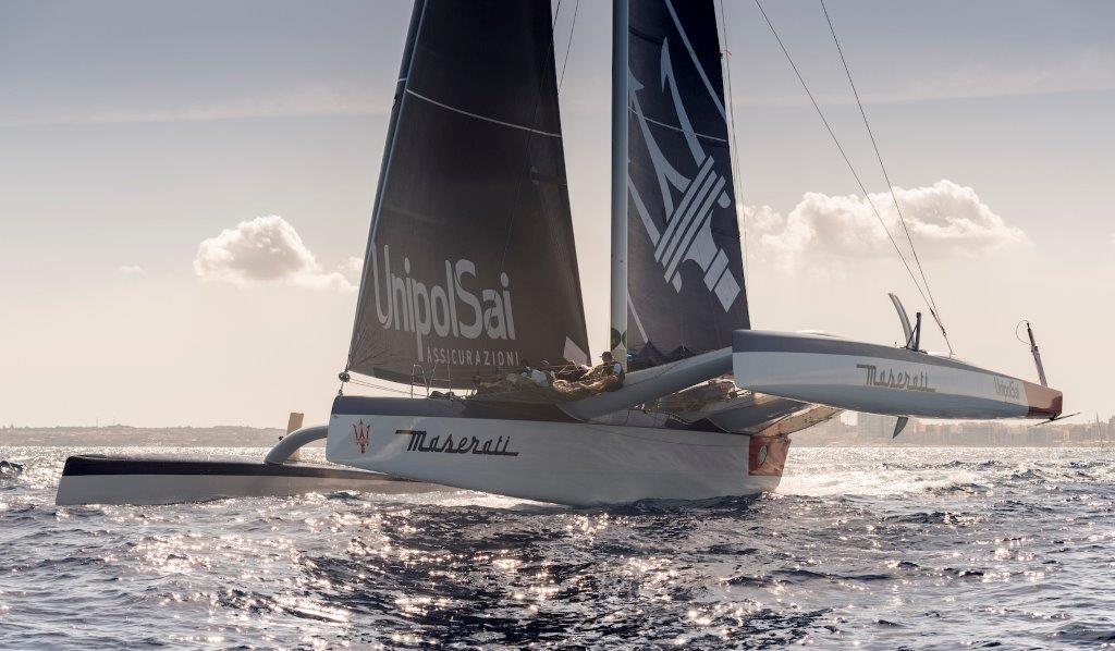 El MOD70 Maserati de Giovanni Soldini © Rolex/Kurt Arrigo